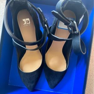 Joe’s Jeans Black strap Heel Women’s Shoes *Size 8*